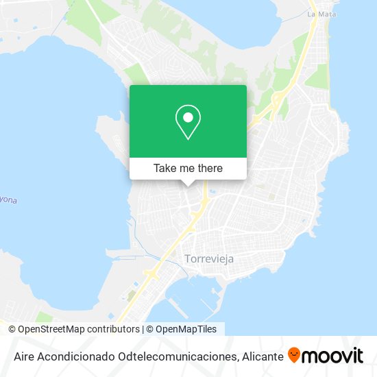 Aire Acondicionado Odtelecomunicaciones map
