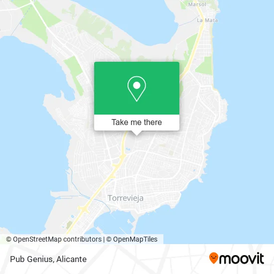 Pub Genius map