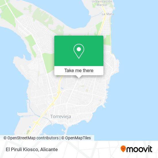 El Pirulí Kiosco map