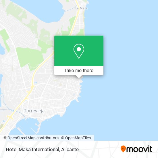 Hotel Masa International map