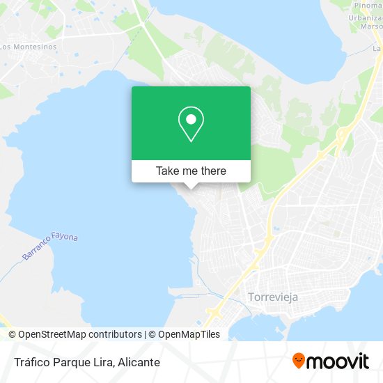 Tráfico Parque Lira map