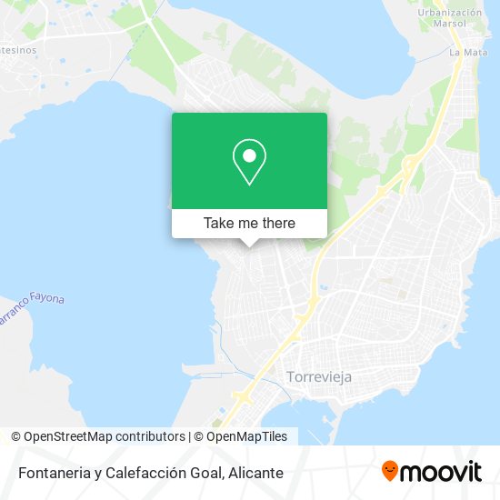 Fontaneria y Calefacción Goal map