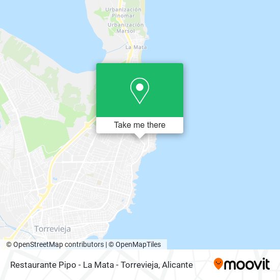 Restaurante Pipo - La Mata - Torrevieja map