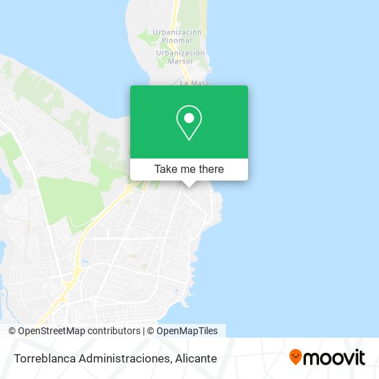Torreblanca Administraciones map