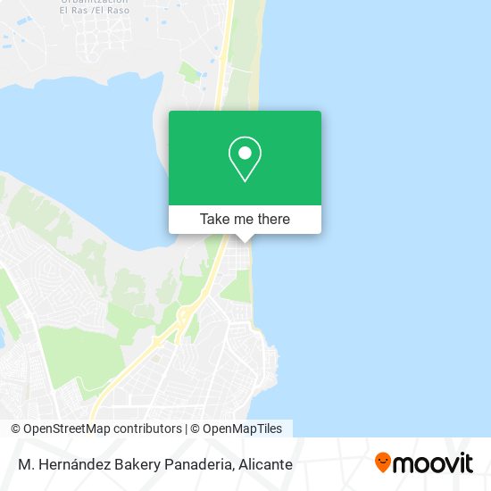M. Hernández Bakery Panaderia map