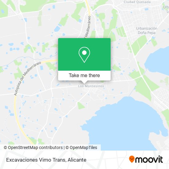 Excavaciones Vimo Trans map