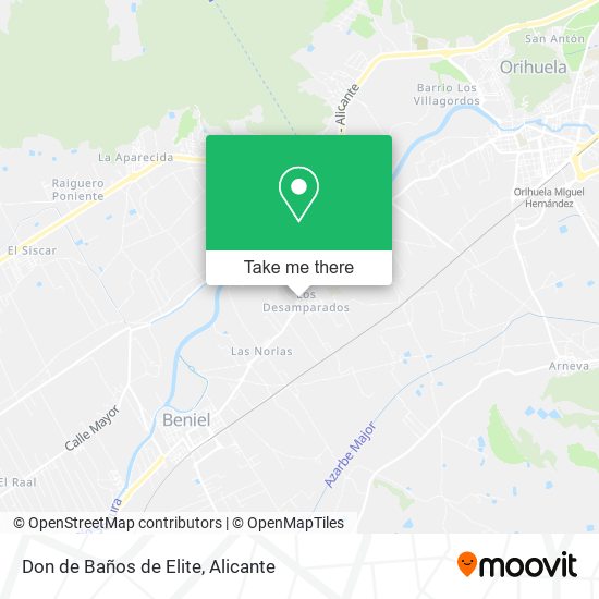 Don de Baños de Elite map