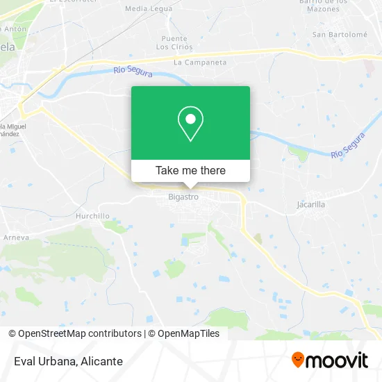 Eval Urbana map