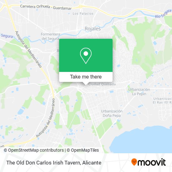 The Old Don Carlos Irish Tavern map