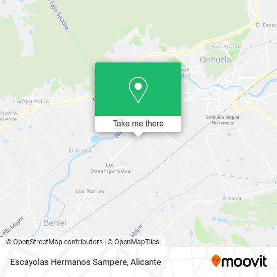 Escayolas Hermanos Sampere map
