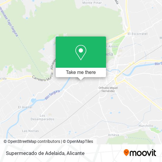 Supermecado de Adelaida map
