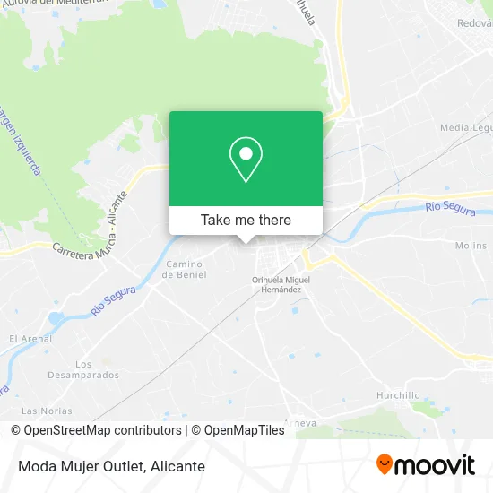 Moda Mujer Outlet map