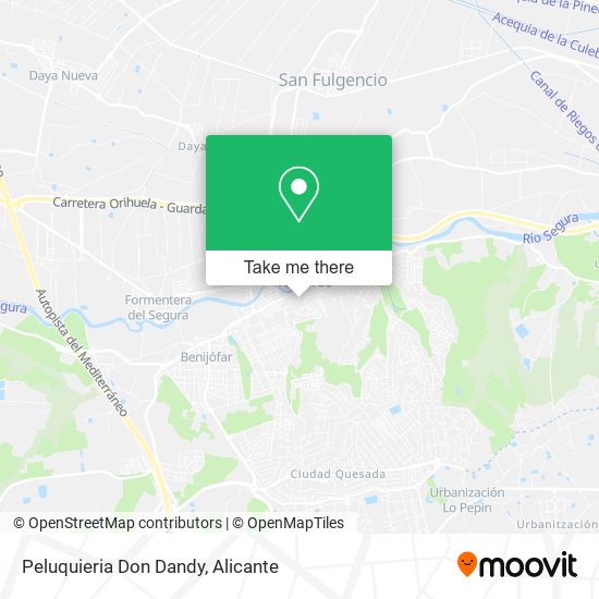 Peluquieria Don Dandy map