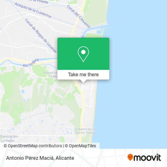 Antonio Pérez Maciá map