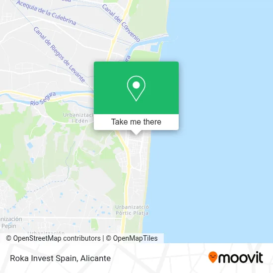 Roka Invest Spain map