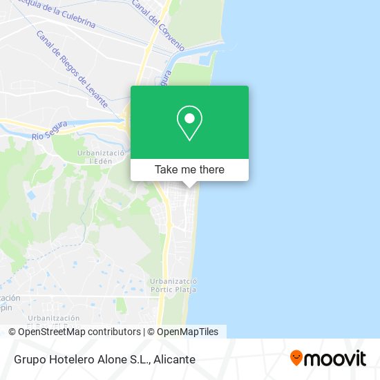Grupo Hotelero Alone S.L. map
