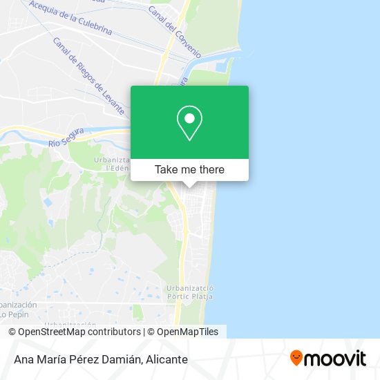 Ana María Pérez Damián map