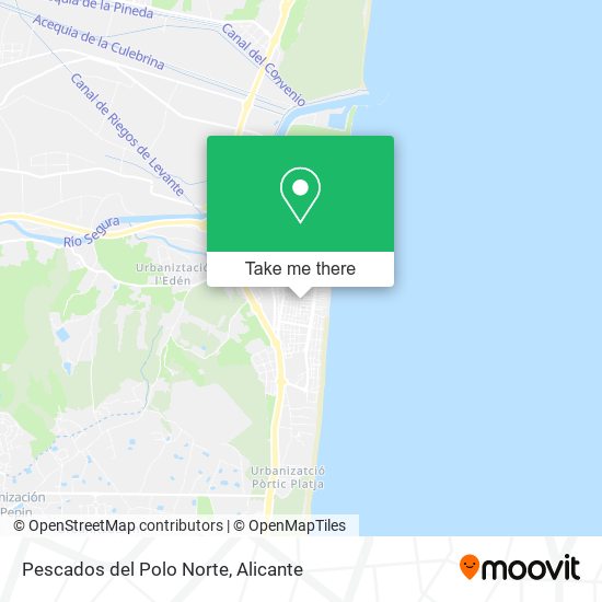 Pescados del Polo Norte map