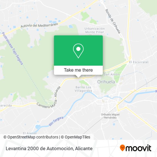 Levantina 2000 de Automoción map