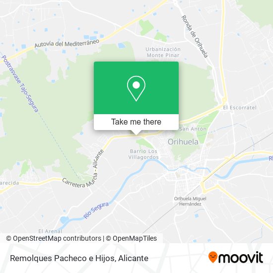 Remolques Pacheco e Hijos map