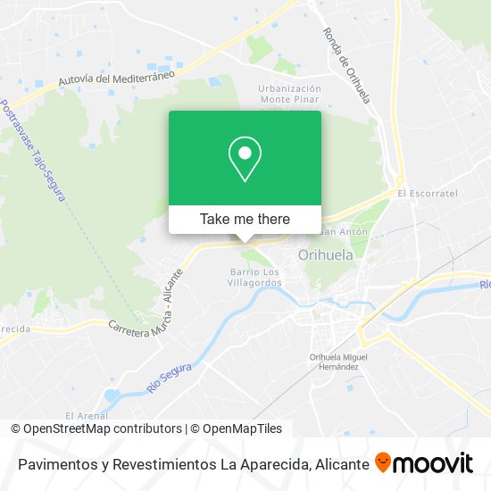 Pavimentos y Revestimientos La Aparecida map