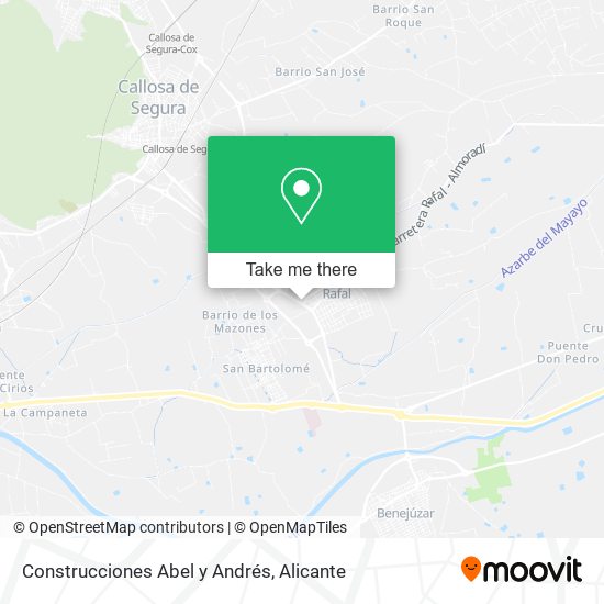 Construcciones Abel y Andrés map