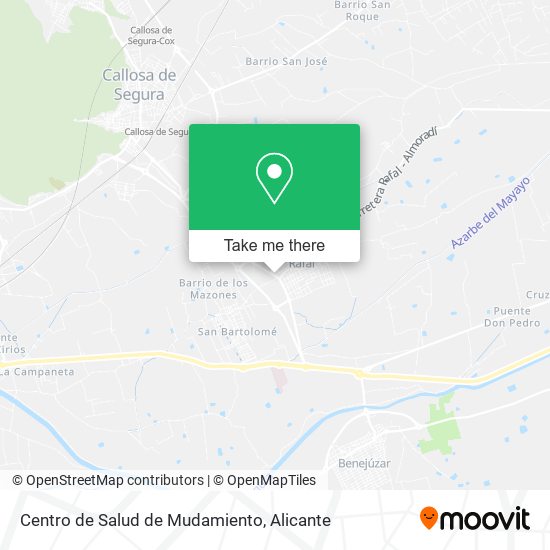 Centro de Salud de Mudamiento map