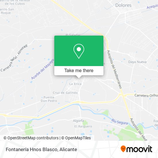 Fontanería Hnos Blasco map