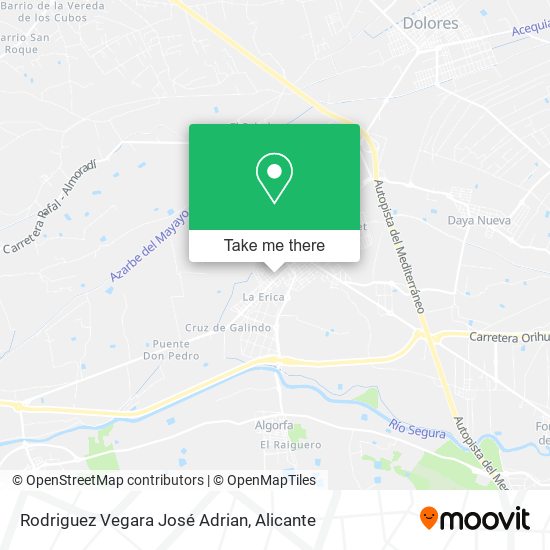 Rodriguez Vegara José Adrian map