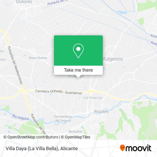 Villa Daya (La Villa Bella) map