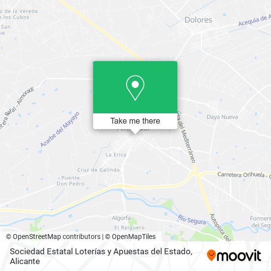 Sociedad Estatal Loterías y Apuestas del Estado map