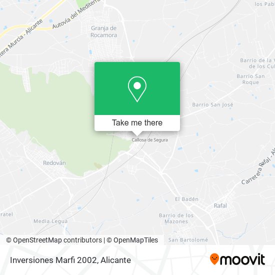 Inversiones Marfi 2002 map