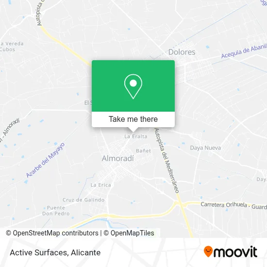 Active Surfaces map