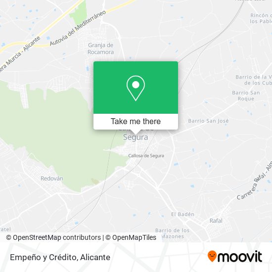 Empeño y Crédito map