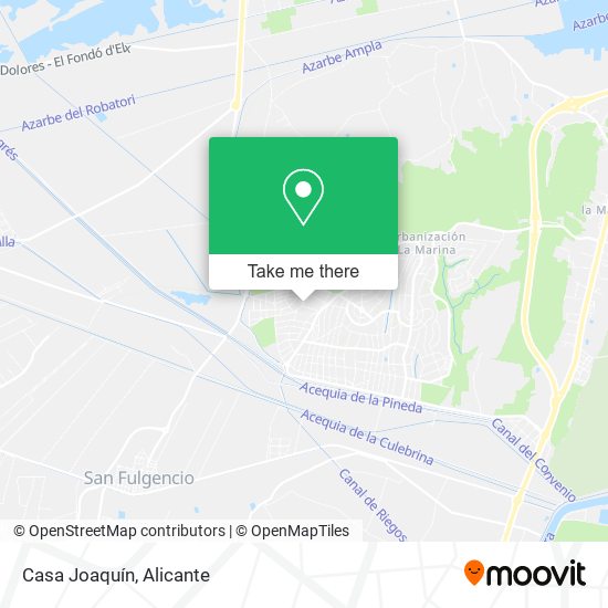 Casa Joaquín map