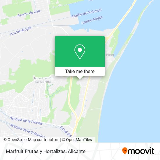 Marfruit Frutas y Hortalizas map