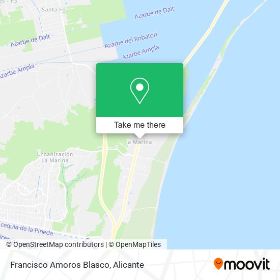 Francisco Amoros Blasco map