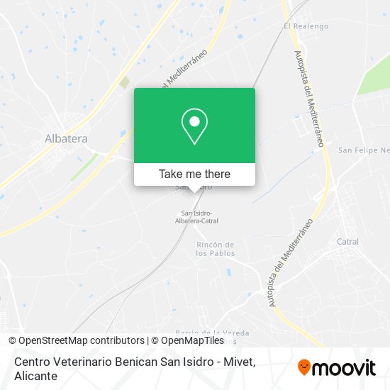 Centro Veterinario Benican San Isidro - Mivet map