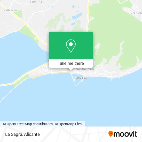 La Sagra map