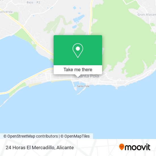 24 Horas El Mercadillo map