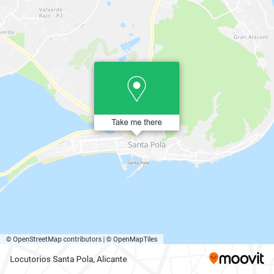 Locutorios Santa Pola map