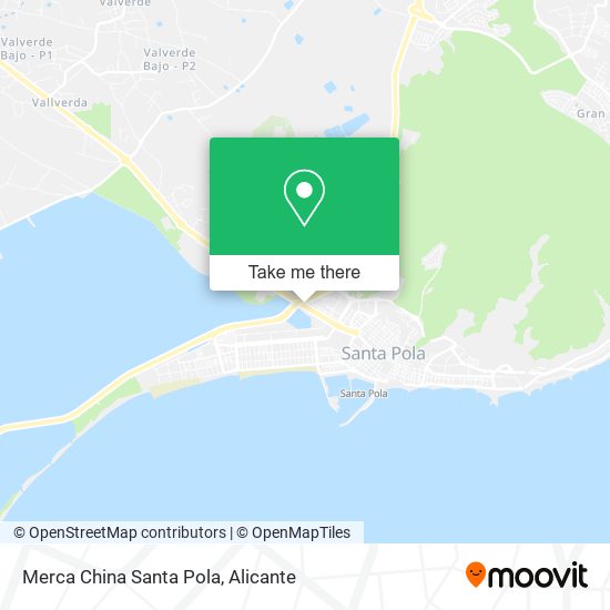 Merca China Santa Pola map