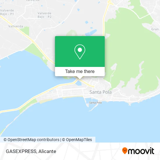 GASEXPRESS map