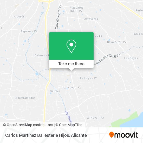 Carlos Martínez Ballester e Hijos map