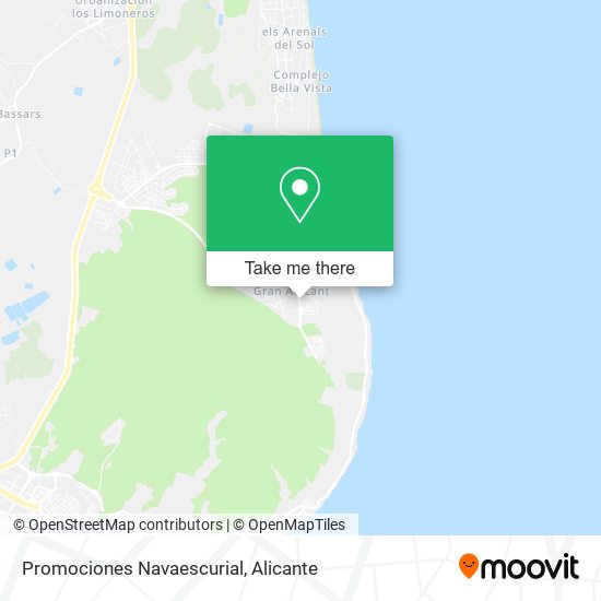 Promociones Navaescurial map
