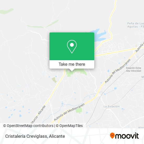 Cristalería Creviglass map