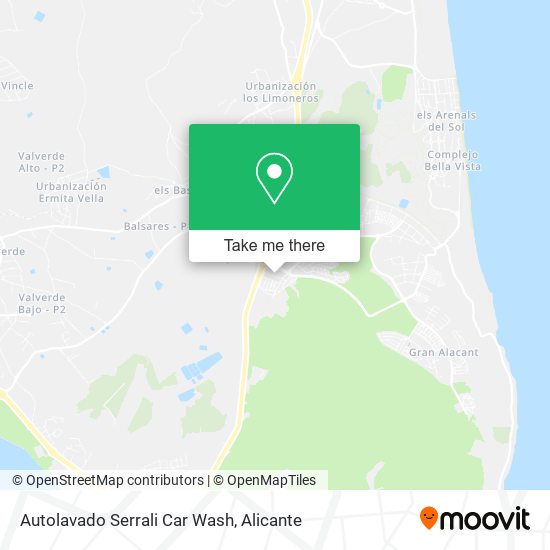 Autolavado Serrali Car Wash map