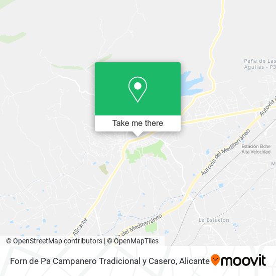Forn de Pa Campanero Tradicional y Casero map