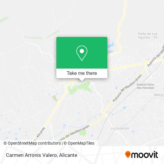 Carmen Arronis Valero map