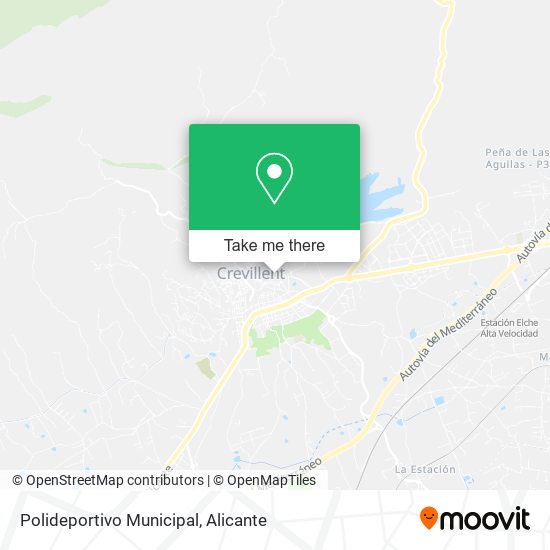 Polideportivo Municipal map